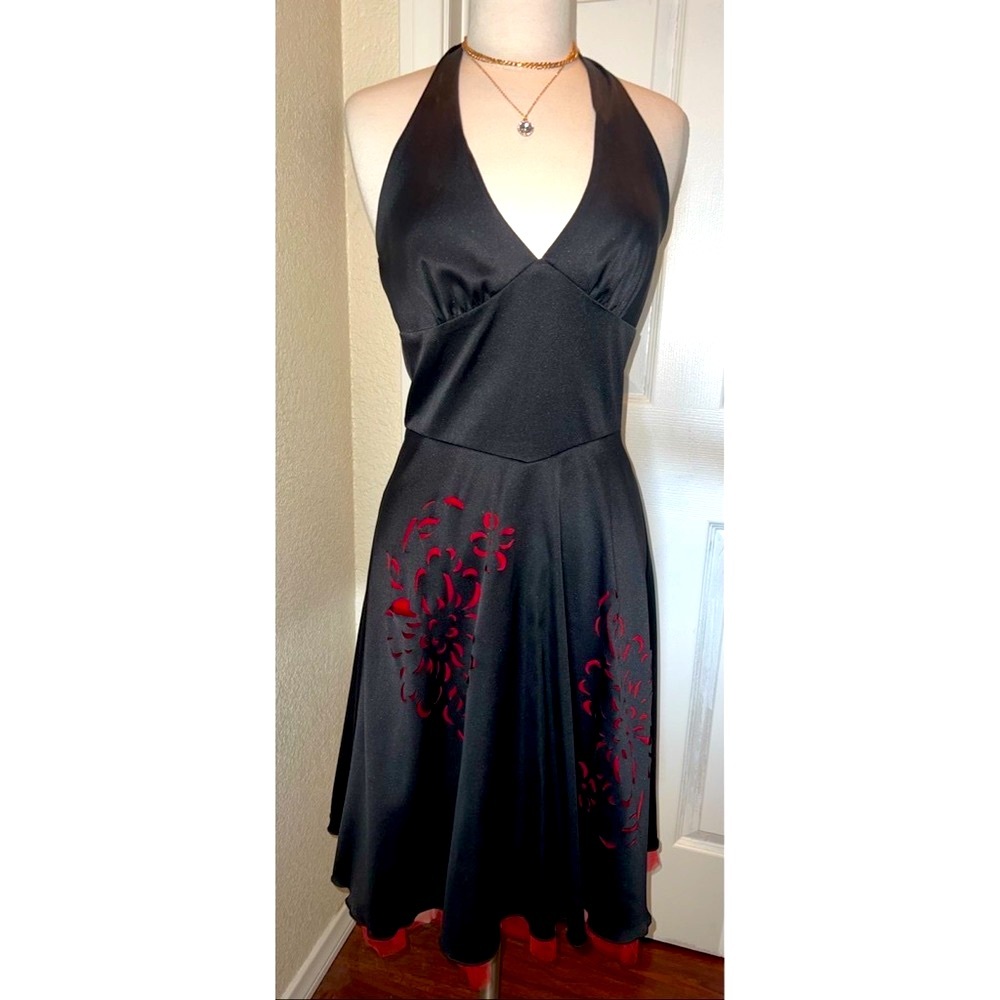 Zinc Black & Red Pin-Up Party Dress